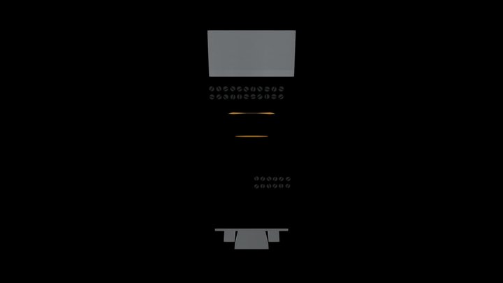 spaceship hallway 3D Model