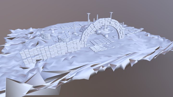 Ruinas Griegas 3D Model