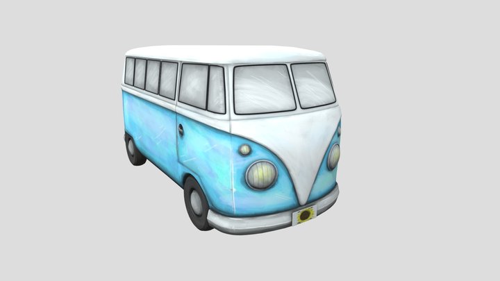 Volkswagen combi 3D Model