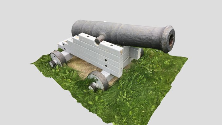 O'Reilly House cannon 3D Model