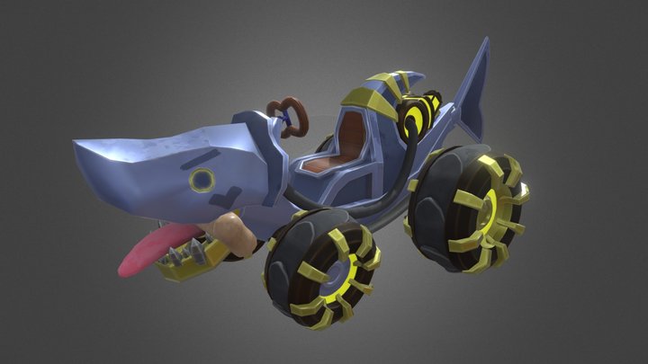 DAE Kart - Shark Mobile 3D Model