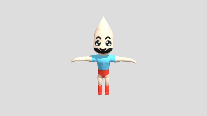 內褲人 3D Model