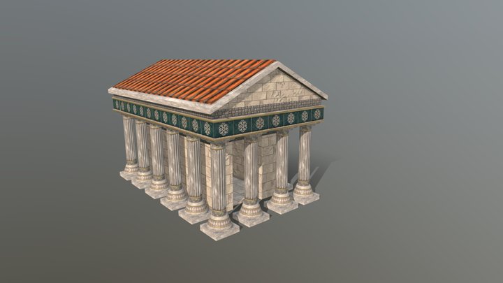 Temple 3D Model