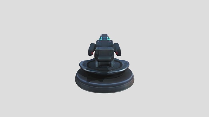 Gun_cyber punk 3D Model