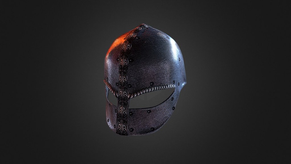 Viking Helmet 2 - 3D model by pinotoon [fecbbb2] - Sketchfab