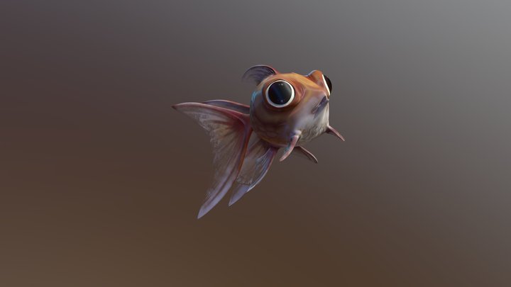SUSHI the goldfish 3D Model