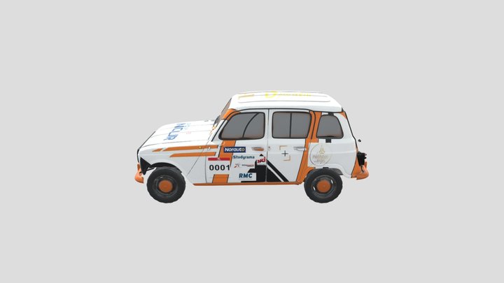 4L Trophy 2023 3D Model