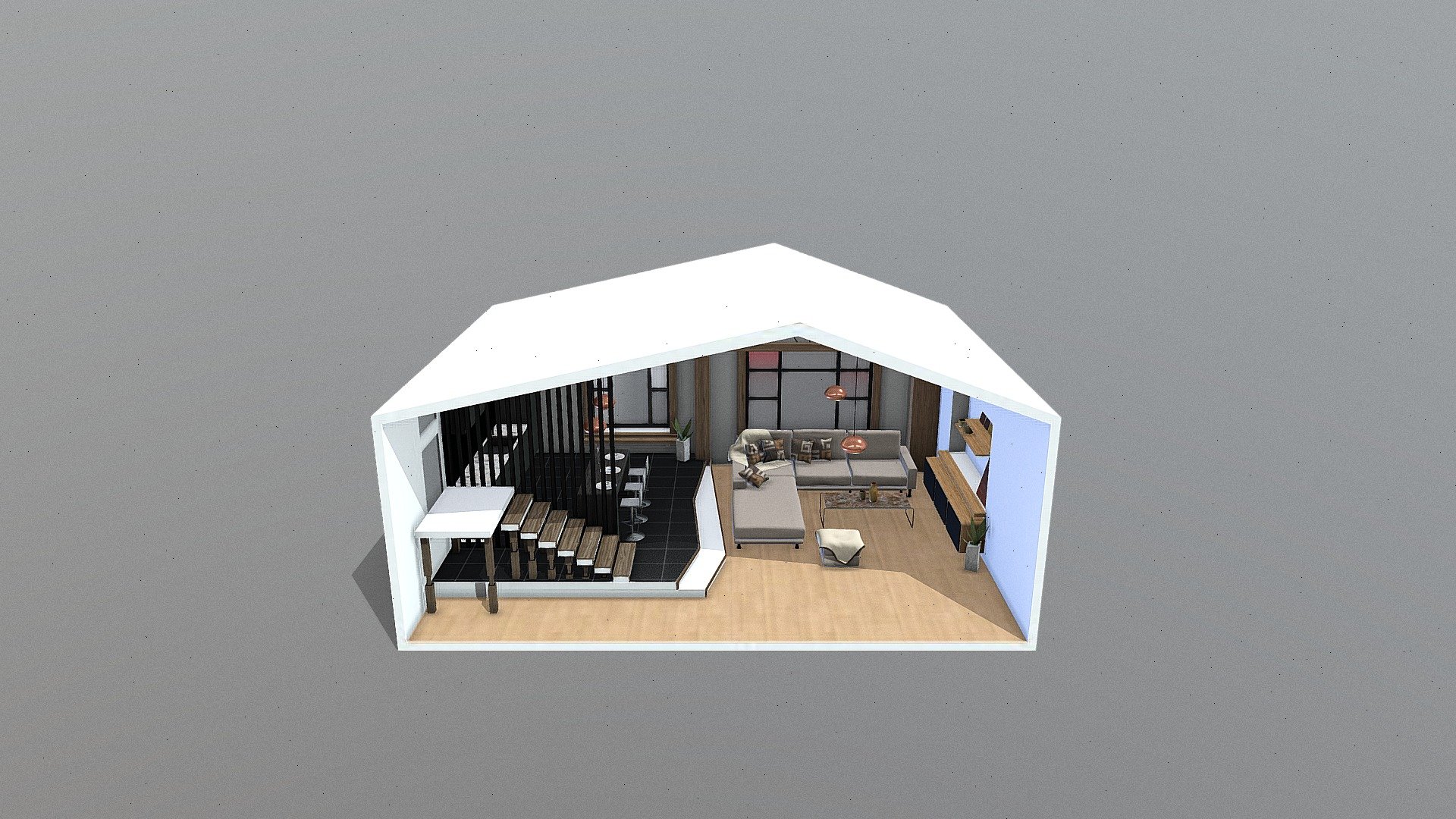 test 2 haus - Download Free 3D model by davidmarton1987 [fece2f0 ...