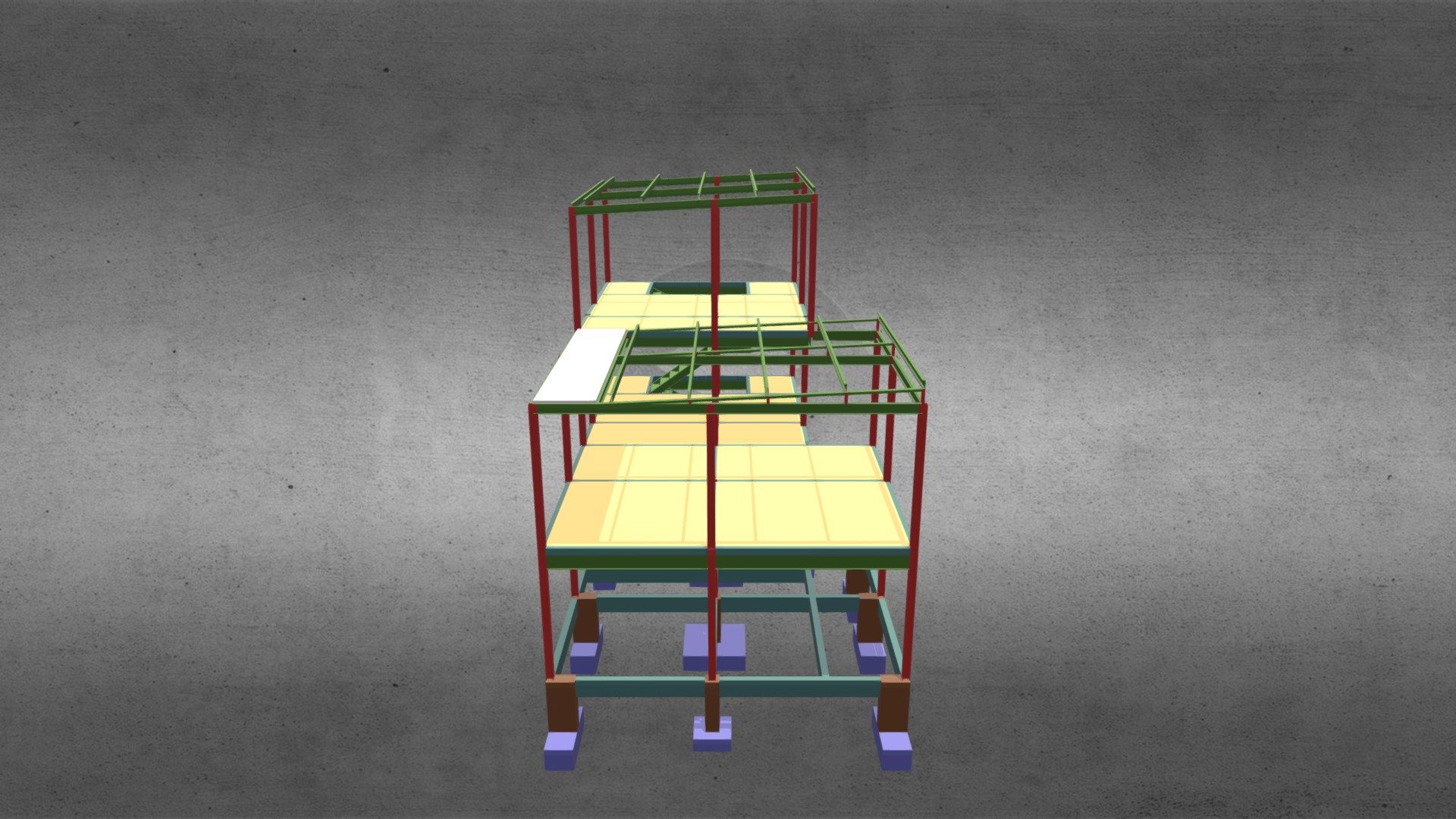 Estrutura 3D Residencia Faustino