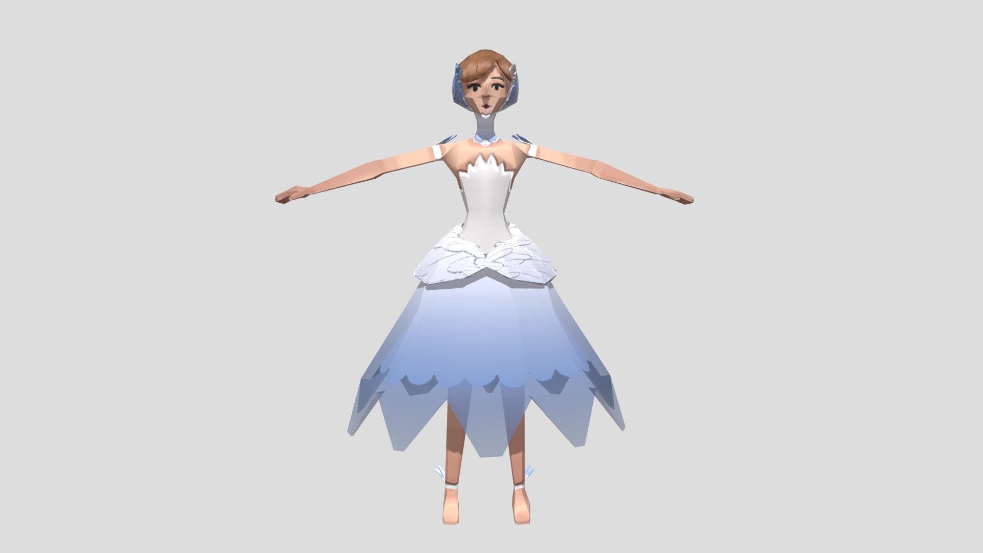 KNB217 Low Poly Character TPose Download Free 3D model by Alyanna