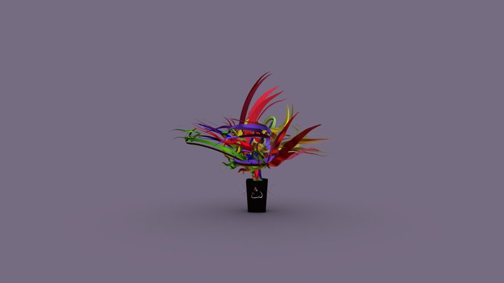 gravity sketch Flower - summer task 3D Model