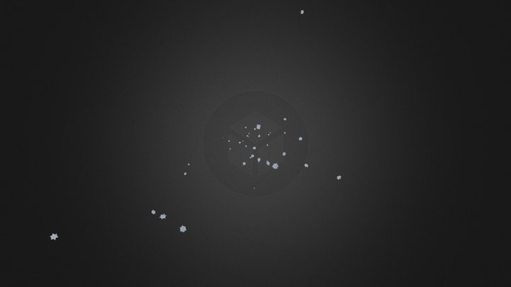 Looping Snawflakes – Gratis 3D-model STL