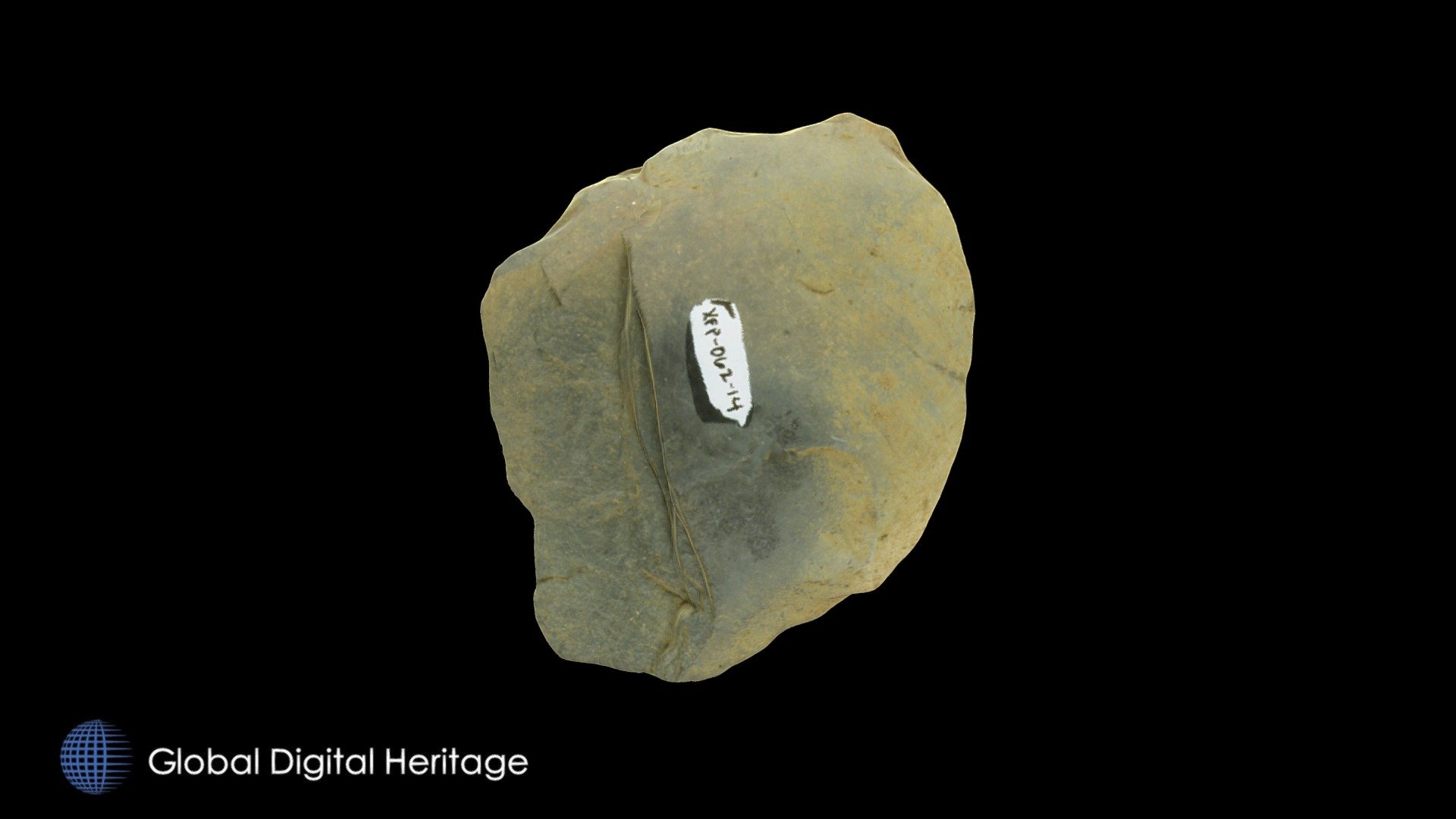 XFP-062 Large flake scaper, Sanak Island, Alaska