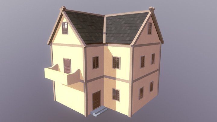 House simple/Дом простой 3D Model
