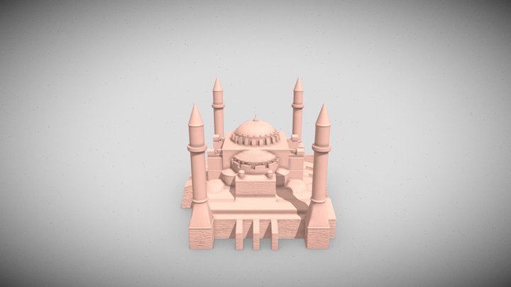 Ayasofya Camii (The Hagia Sophia Mosque) 3D Model