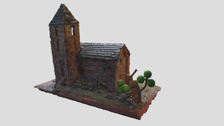 Sta. Maria de Cóll 3D Model