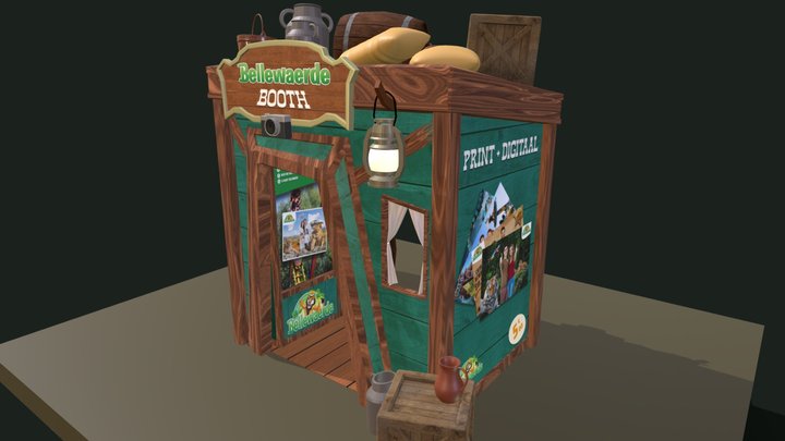 Bellewaerde booth 3D Model
