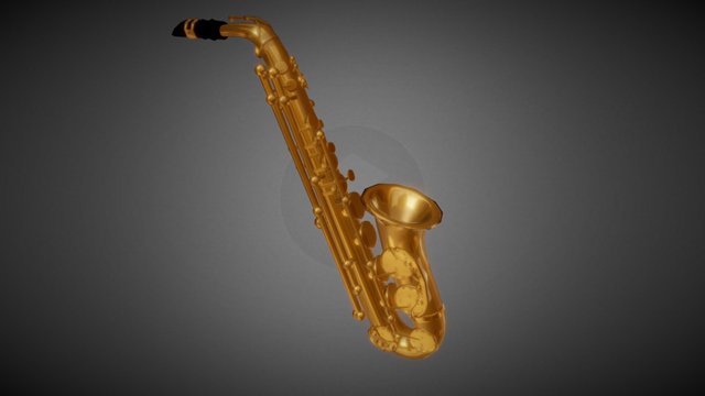 Saxophone Model 3D Model