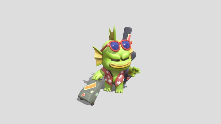 Fish - Nuclear throne 3D Model