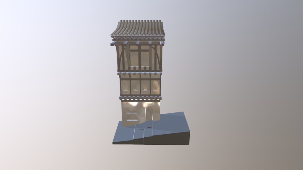 Medieval House / Maison médiévale - Blender