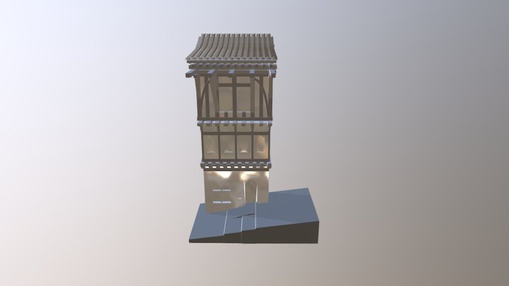 Medieval House / Maison médiévale - Blender 3D Model