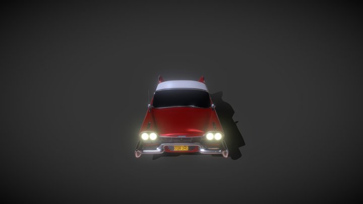 Plymouth Fury 1958 Christine 3D Model