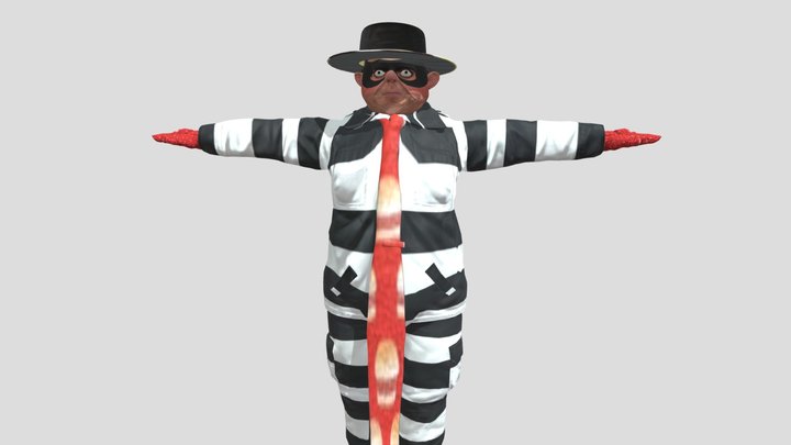 Hamburglar Realistic Hyper Real