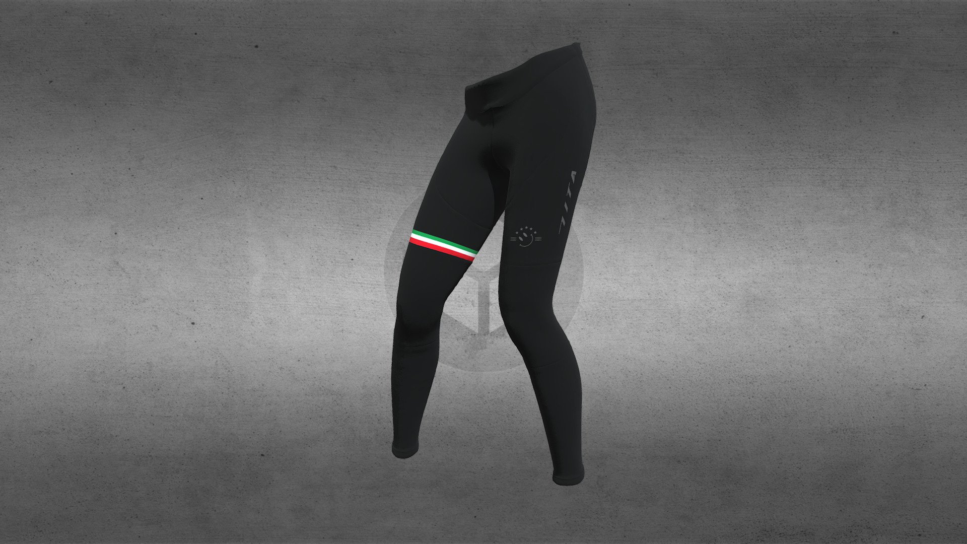 BLACK/GREY ITALIAN - SMILE LADY TIGHTS
