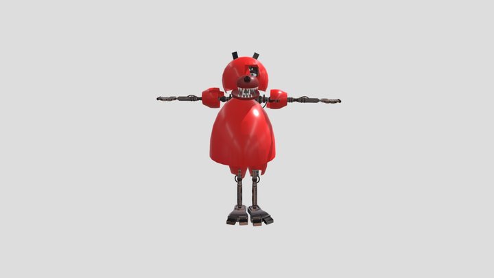 Animatronic Fox 3D Model