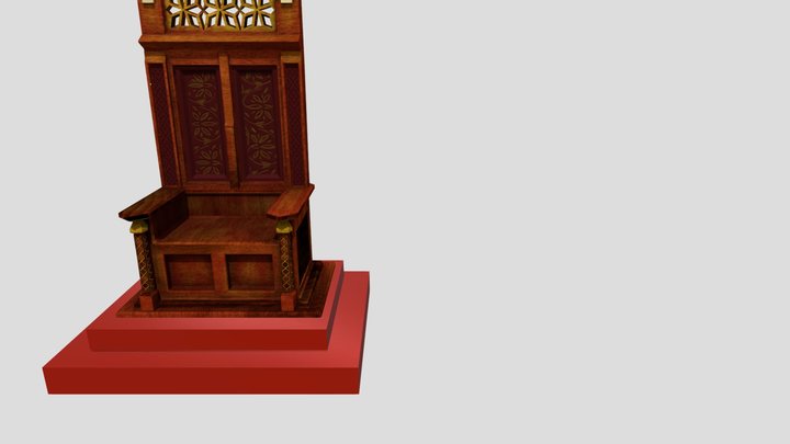 Kings Throne 3D Model