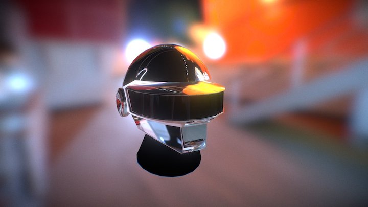 Thomas Bangalter Helmet (Daft Punk) 3D Model