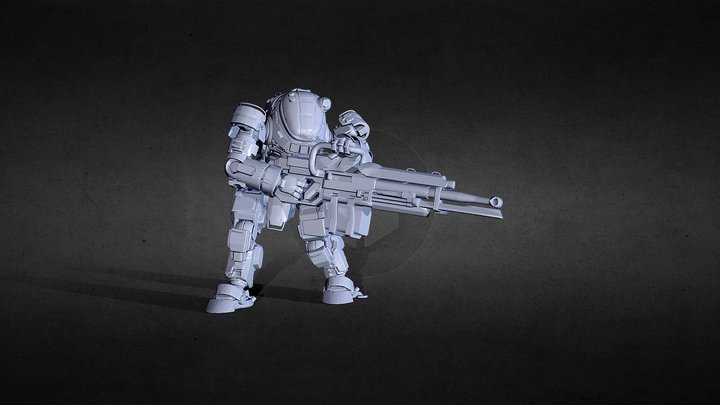Titanfall Ogre 3D Model
