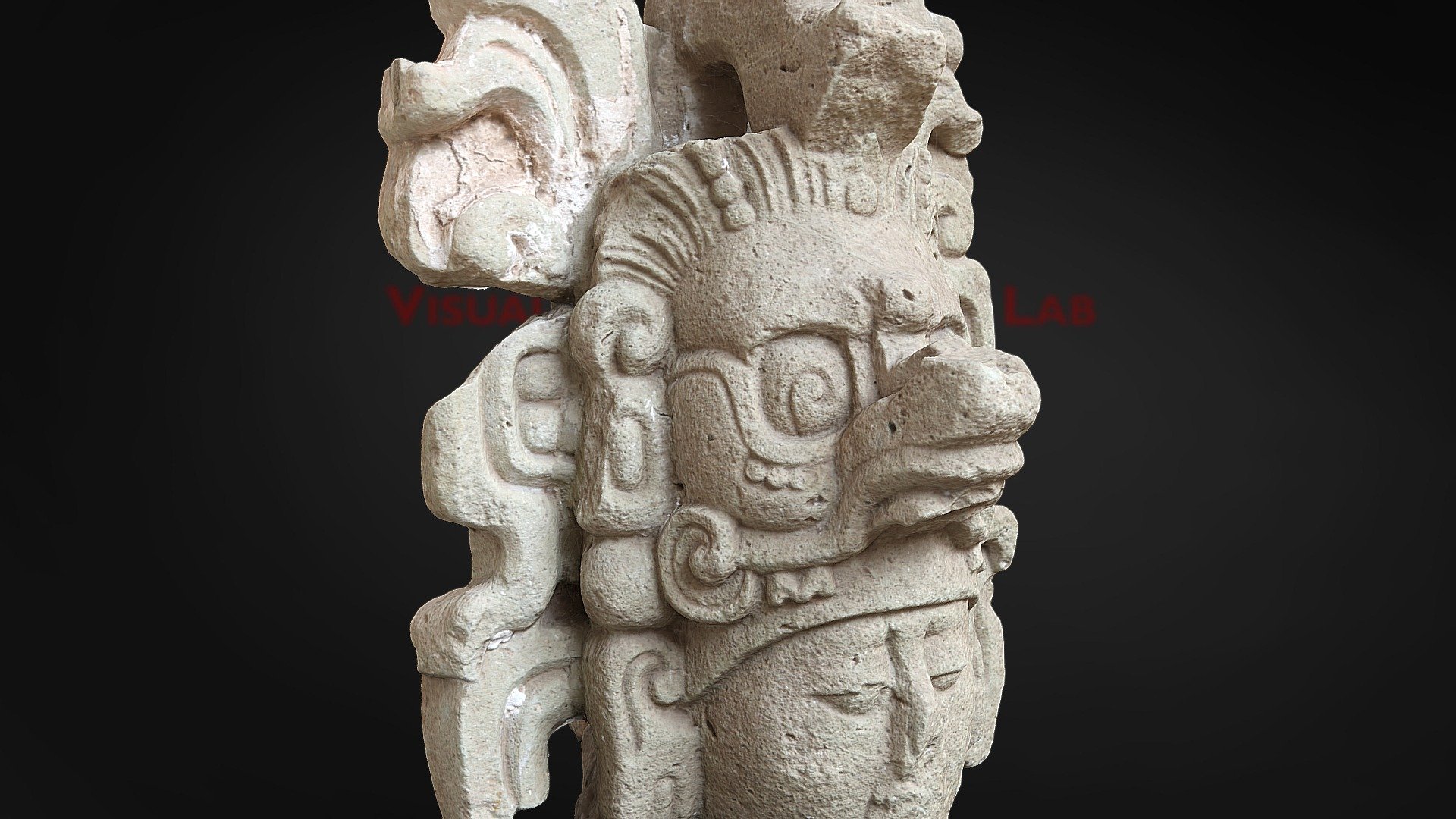 Sculptured head, Copan - 3D model by Alexandre Tokovinine (@tokovinin3d ...