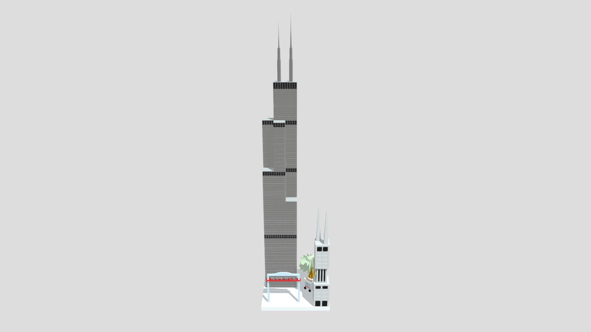 Sears Tower City Block Assembly by Justin Zummo
