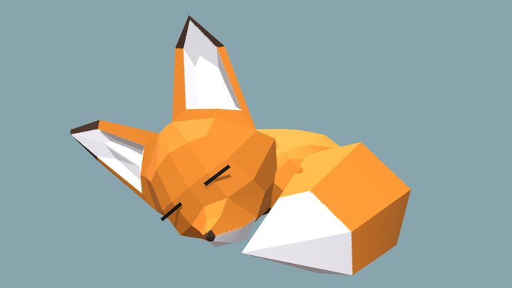 Baby Fox 3D Model & Animaitons 3D Model