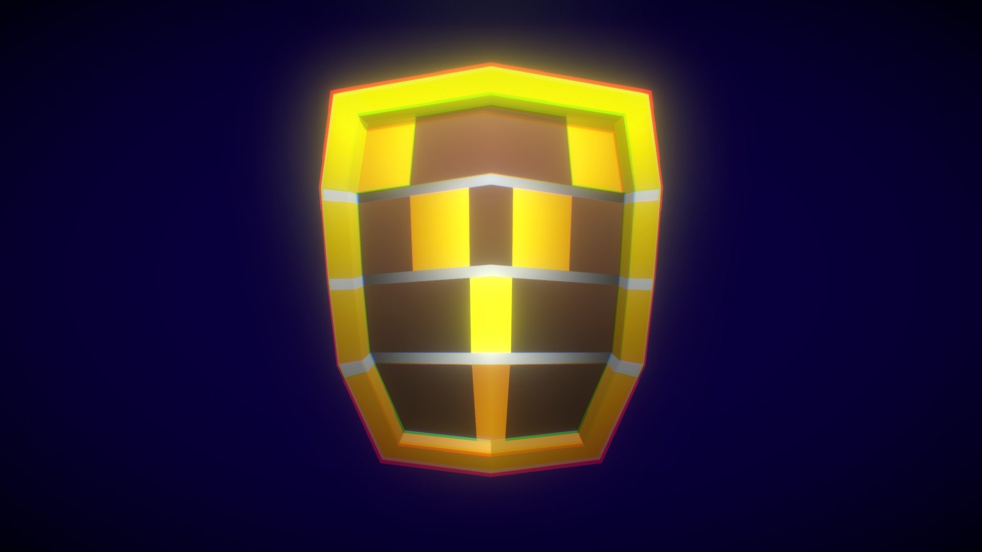 Low Poly Golden SHIELD.
