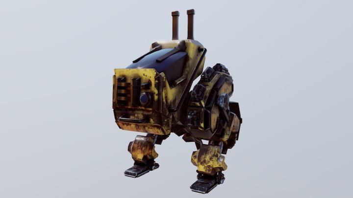 Worker Mech 3D Model