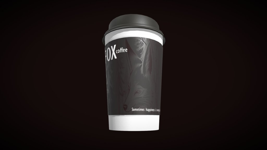 A cup of Fox coffee