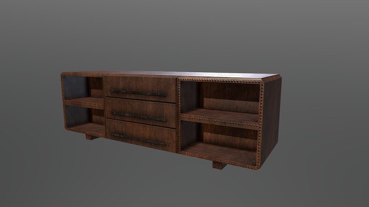 Old Storage Cabinet – Modello 3D gratuito STL