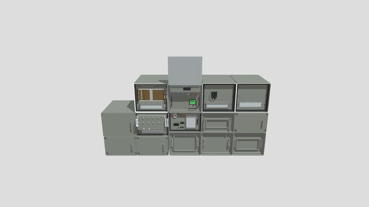 F-16 Test Station 3D Model