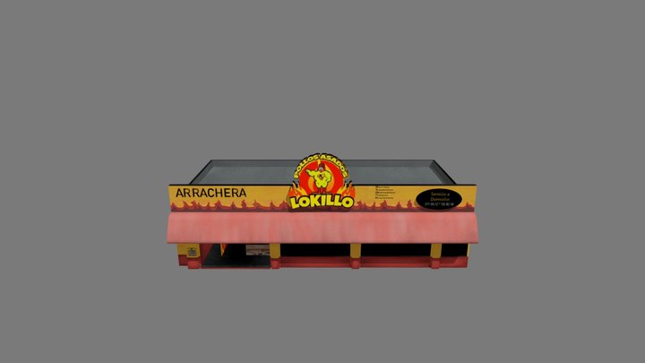 Pollos Asados Lokillo Restaurant 3D Model