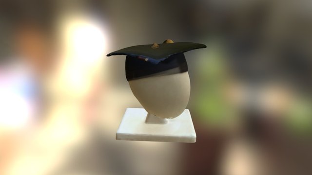 Academic Cap of William Bennett Bizzell 3D Model