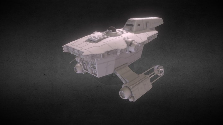Star Wars: Republic Transport Shuttle – Modello 3D gratuito STL