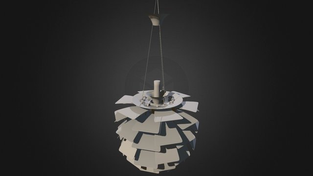 Danish design lamp 3D Model