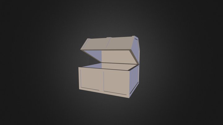 practice treasure chest 3D Model