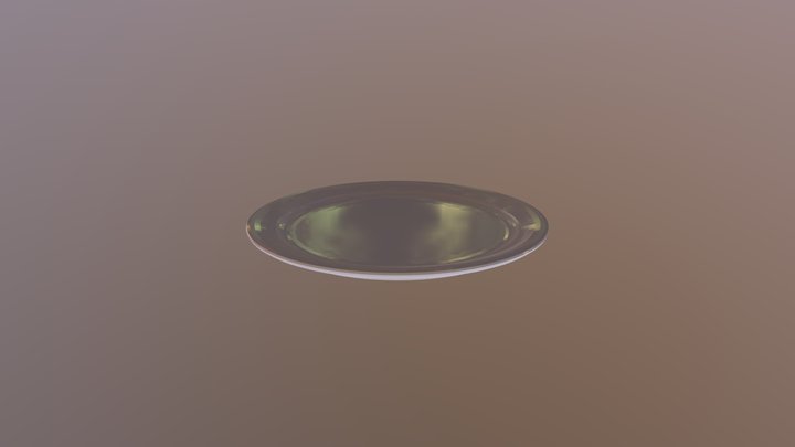 Simple Plate 3D Model