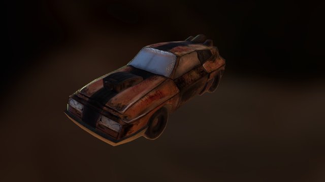 Mad Car 3D Model