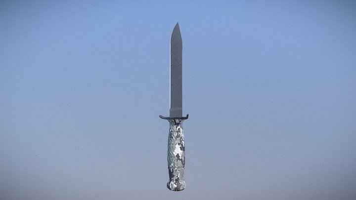 Bayonet Knife 3D Model