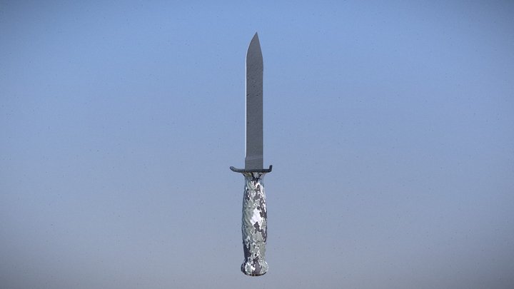 Bayonet Knife 3D Model