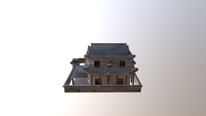 Ancient Chinese House 3D Model